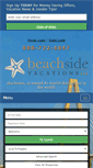 Mobile Screenshot of beachsidevacations.com